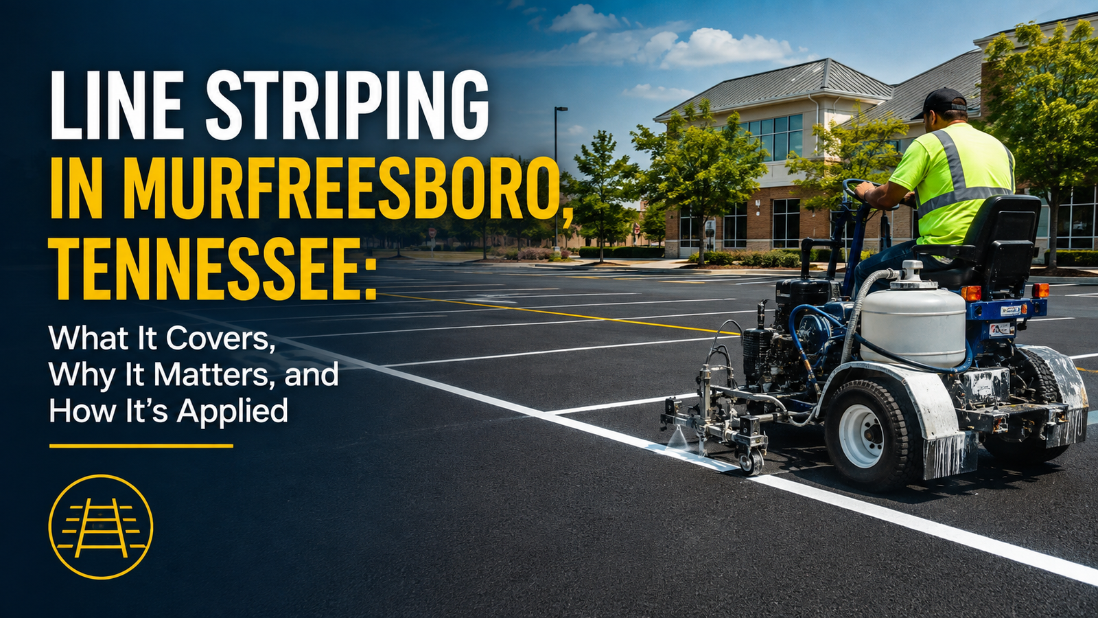 Line Striping in Murfreesboro, Tennessee: What It Covers, Why It Matters, and How It's Applied